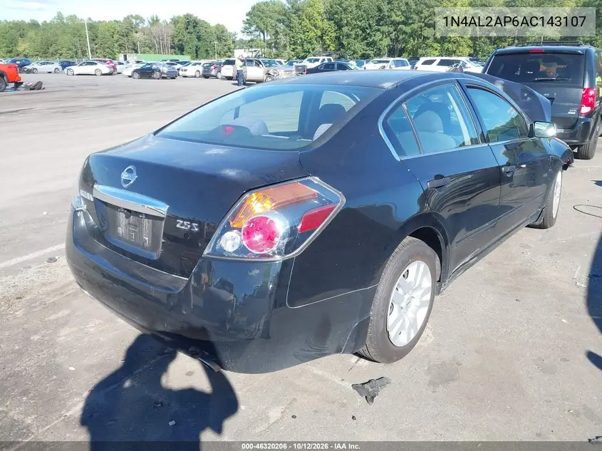 2010 NISSAN ALTIMA VIN 1N4AL2AP6AC143107 — фото 4