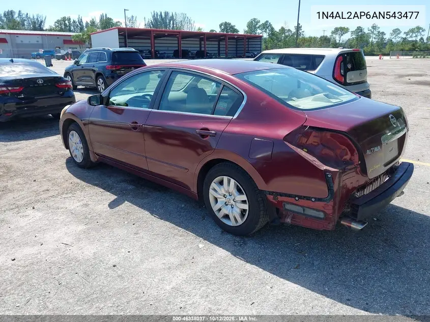 2010 NISSAN ALTIMA VIN 1N4AL2AP6AN543477 — фото 3