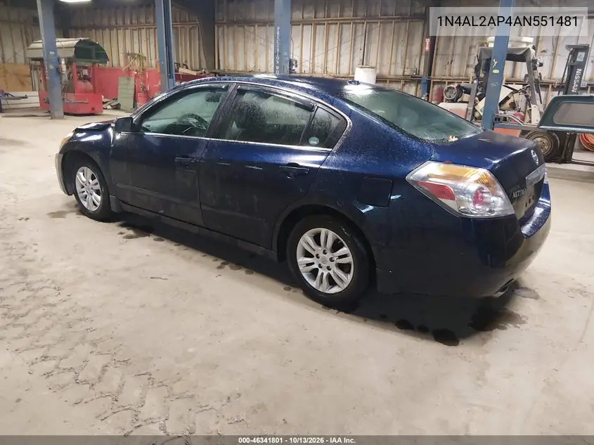 2010 NISSAN ALTIMA VIN 1N4AL2AP4AN551481 — фото 3