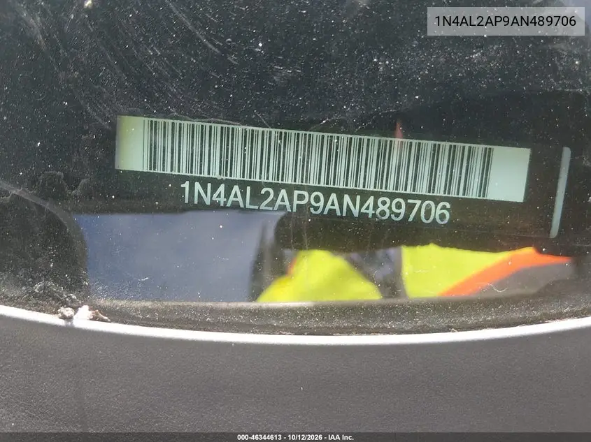 2010 NISSAN ALTIMA VIN 1N4AL2AP9AN489706 — фото 11