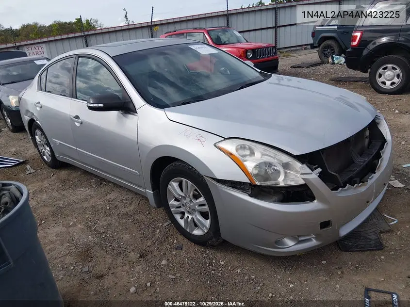 NISSAN ALTIMA 2010, VIN 1N4AL2AP4AN423225