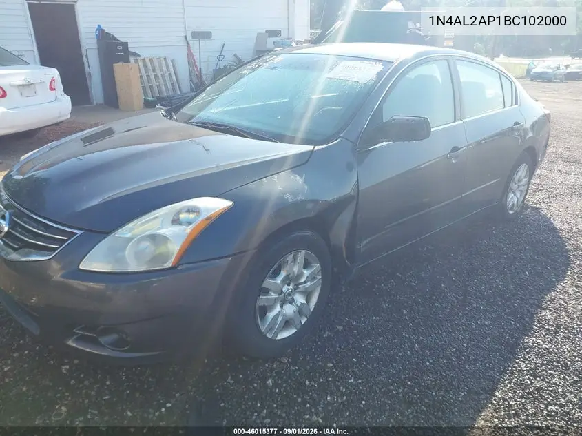 2011 NISSAN ALTIMA VIN 1N4AL2AP1BC102000 — фото 2