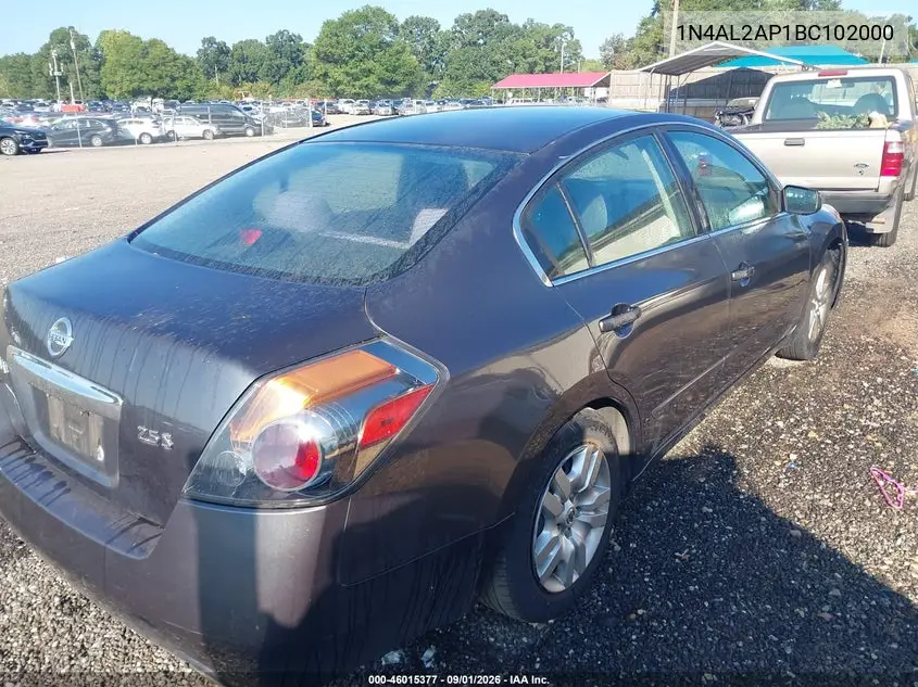 2011 NISSAN ALTIMA VIN 1N4AL2AP1BC102000 — фото 4