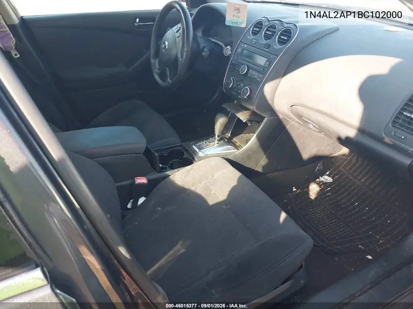 2011 NISSAN ALTIMA VIN 1N4AL2AP1BC102000 — фото 5
