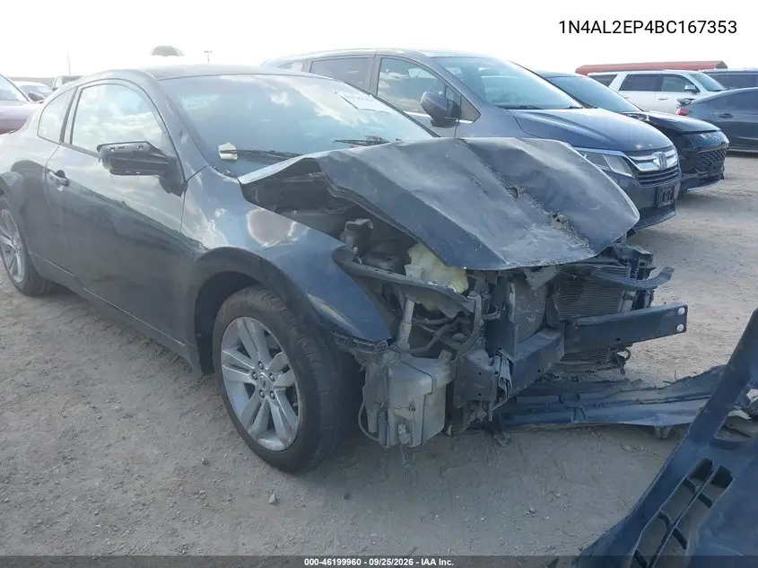 NISSAN ALTIMA 2011, VIN 1N4AL2EP4BC167353