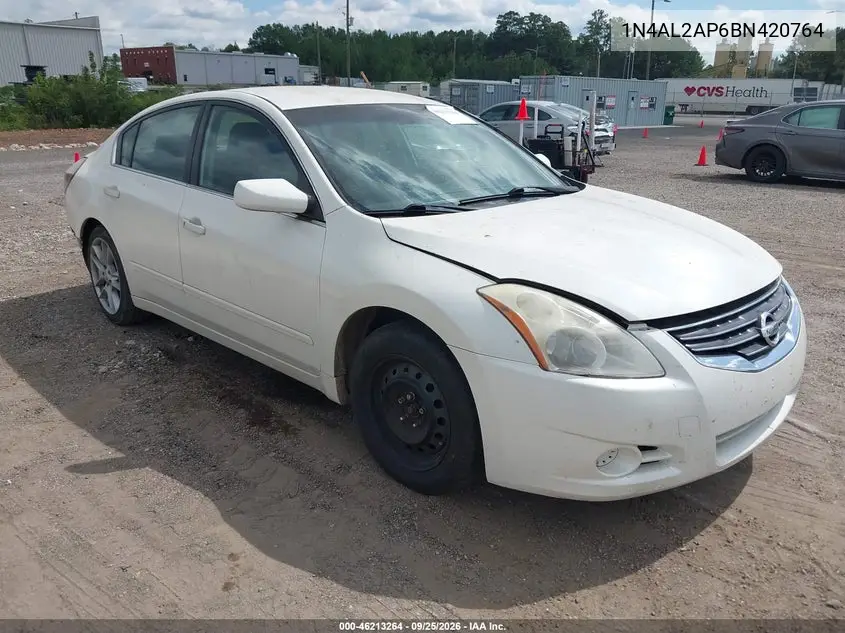 NISSAN ALTIMA 2011, VIN 1N4AL2AP6BN420764