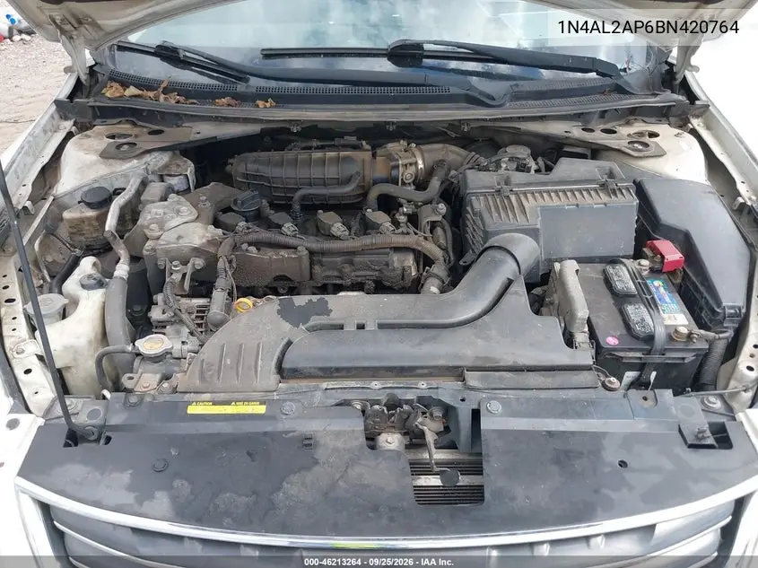 2011 NISSAN ALTIMA VIN 1N4AL2AP6BN420764 — фото 10