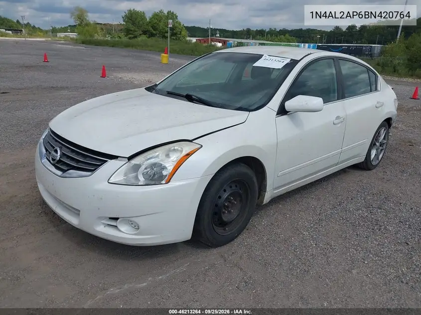 2011 NISSAN ALTIMA VIN 1N4AL2AP6BN420764 — фото 2