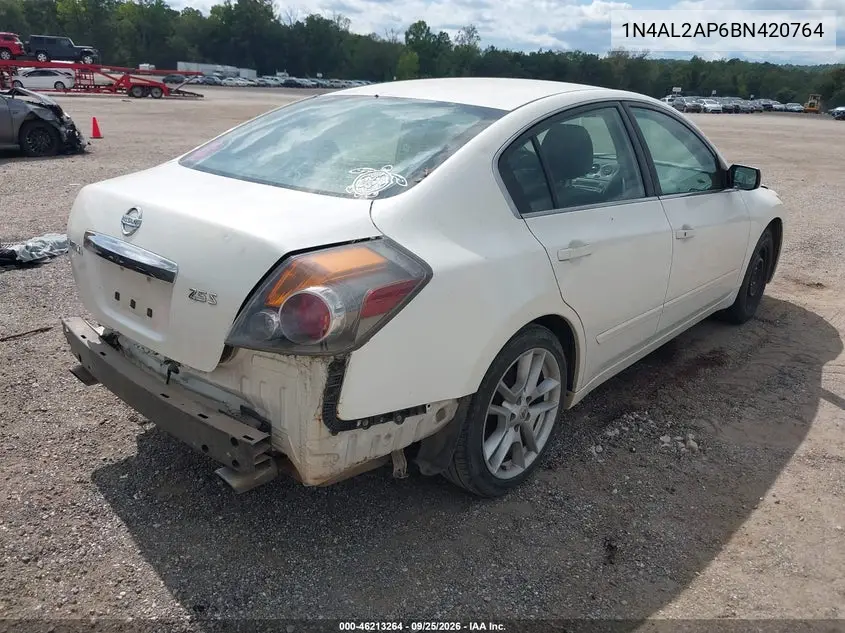2011 NISSAN ALTIMA VIN 1N4AL2AP6BN420764 — фото 4