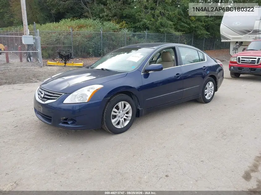 2011 NISSAN ALTIMA VIN 1N4AL2AP6BC180322 — фото 2