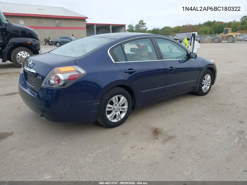 2011 NISSAN ALTIMA VIN 1N4AL2AP6BC180322 — фото 4