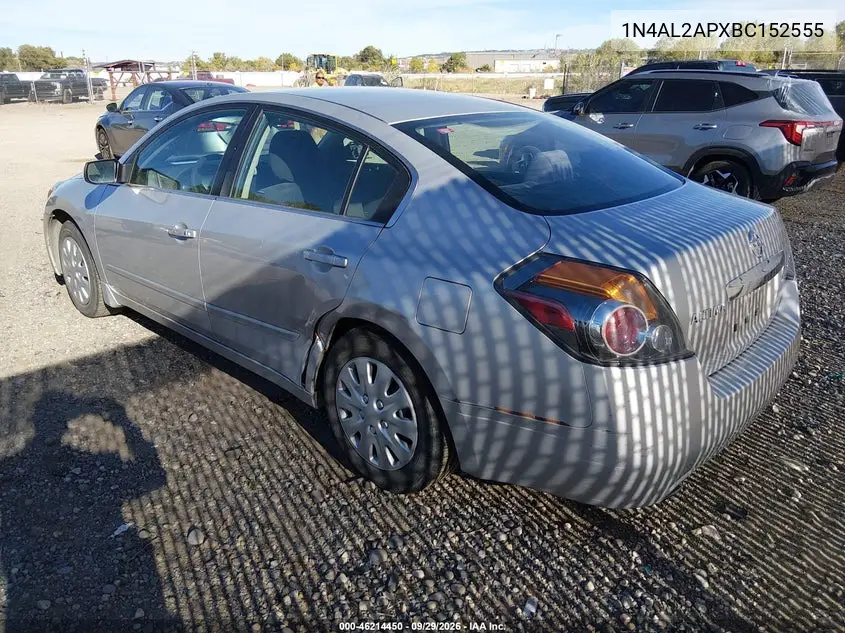 2011 NISSAN ALTIMA VIN 1N4AL2APXBC152555 — фото 3