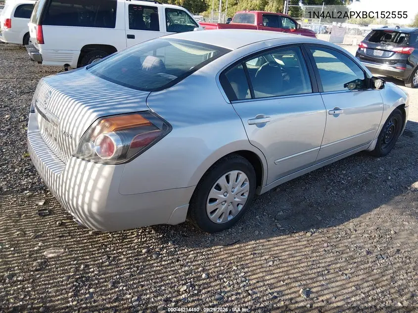 2011 NISSAN ALTIMA VIN 1N4AL2APXBC152555 — фото 4