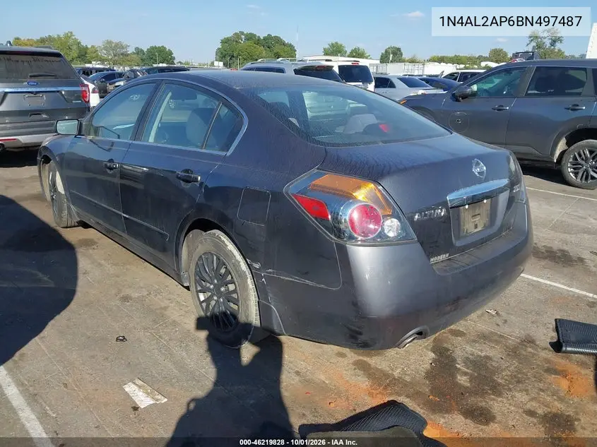 2011 NISSAN ALTIMA VIN 1N4AL2AP6BN497487 — фото 3