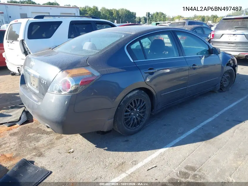 2011 NISSAN ALTIMA VIN 1N4AL2AP6BN497487 — фото 4