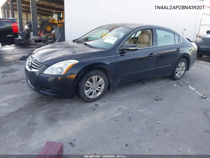 2011 NISSAN ALTIMA VIN 1N4AL2AP2BN439201 — фото 2