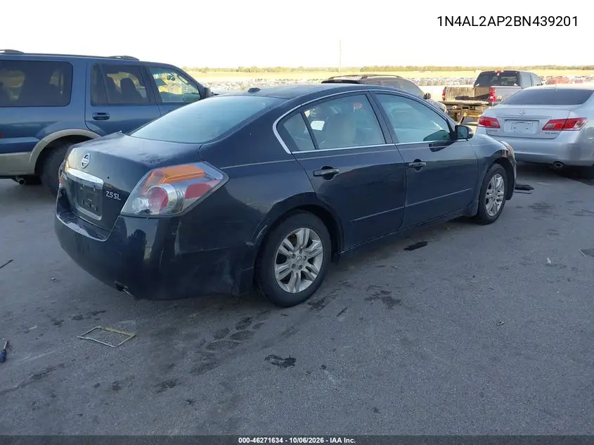 2011 NISSAN ALTIMA VIN 1N4AL2AP2BN439201 — фото 4