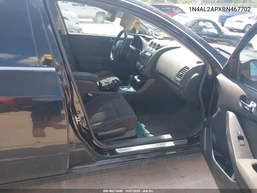 2011 NISSAN ALTIMA VIN 1N4AL2APXBN467702 — фото 5