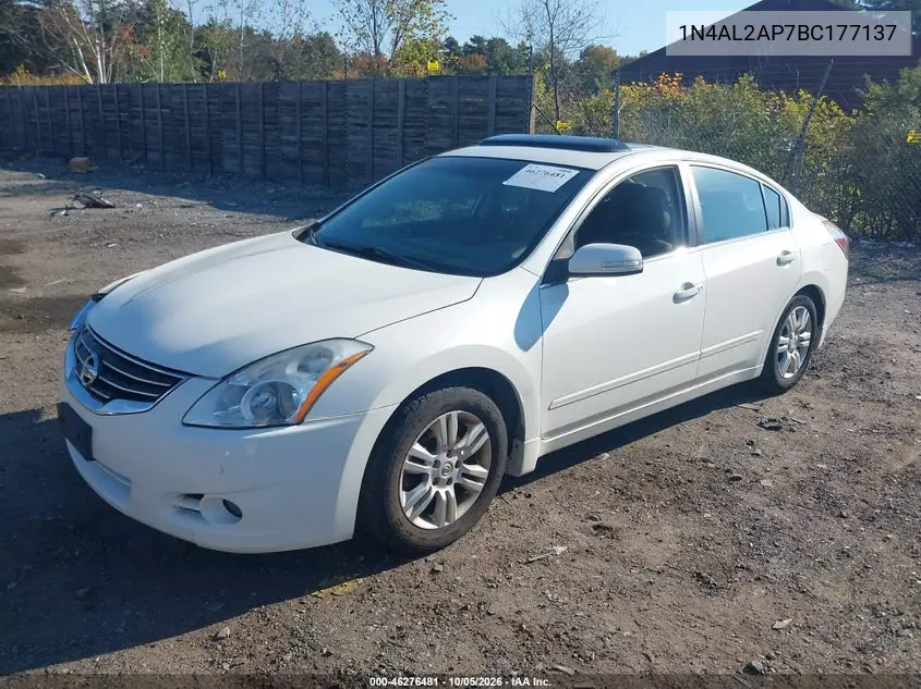 2011 NISSAN ALTIMA VIN 1N4AL2AP7BC177137 — фото 2