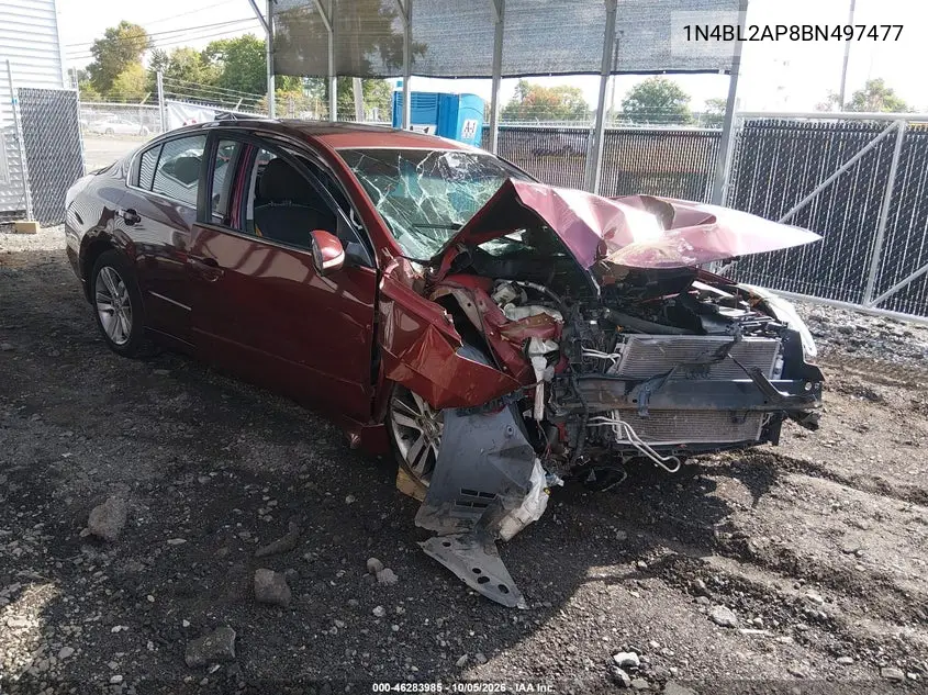 NISSAN ALTIMA 2011, VIN 1N4BL2AP8BN497477