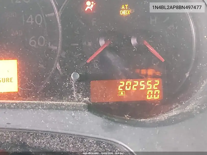 2011 NISSAN ALTIMA VIN 1N4BL2AP8BN497477 — фото 15