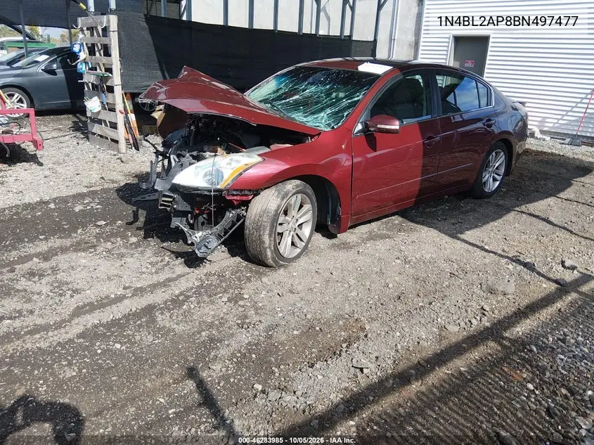 2011 NISSAN ALTIMA VIN 1N4BL2AP8BN497477 — фото 2