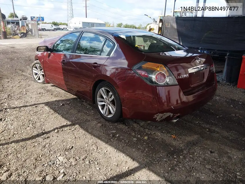 2011 NISSAN ALTIMA VIN 1N4BL2AP8BN497477 — фото 3