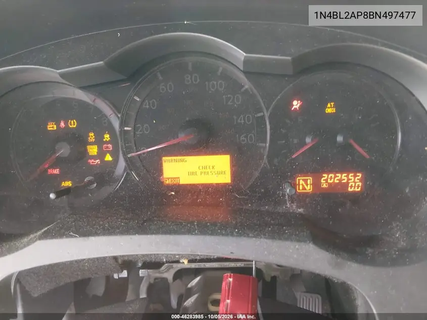 2011 NISSAN ALTIMA VIN 1N4BL2AP8BN497477 — фото 7