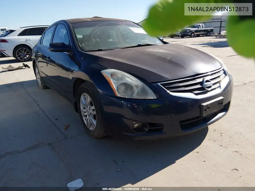 2011 NISSAN ALTIMA VIN 1N4AL2AP0BN512873 — фото 3