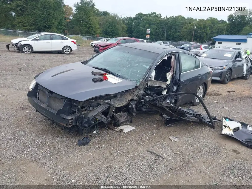 2011 NISSAN ALTIMA VIN 1N4AL2AP5BN421307 — фото 2