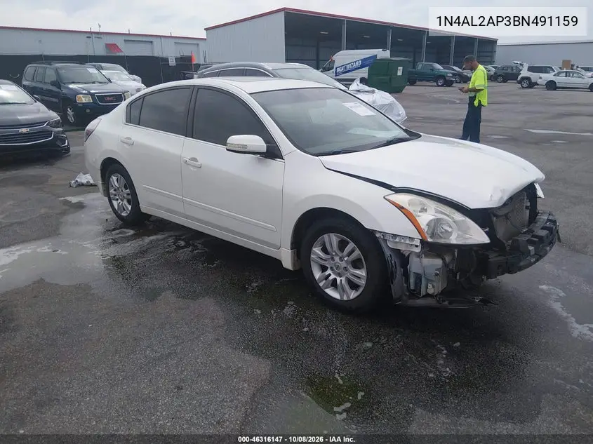 NISSAN ALTIMA 2011, VIN 1N4AL2AP3BN491159