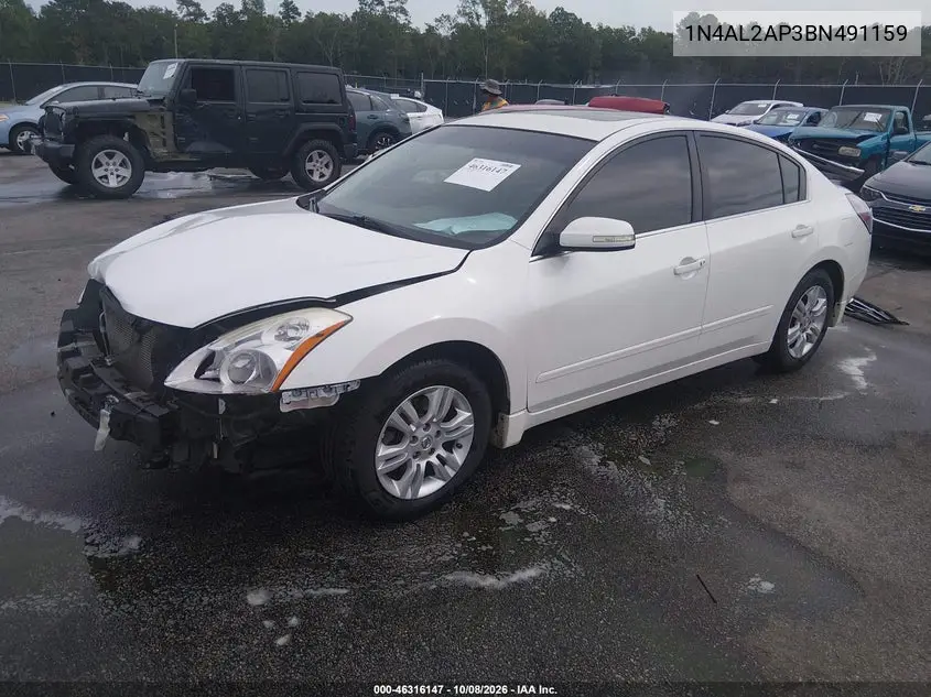 2011 NISSAN ALTIMA VIN 1N4AL2AP3BN491159 — фото 2