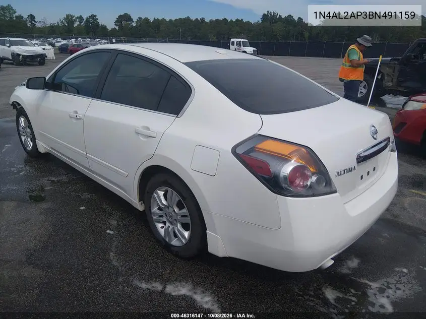 2011 NISSAN ALTIMA VIN 1N4AL2AP3BN491159 — фото 3