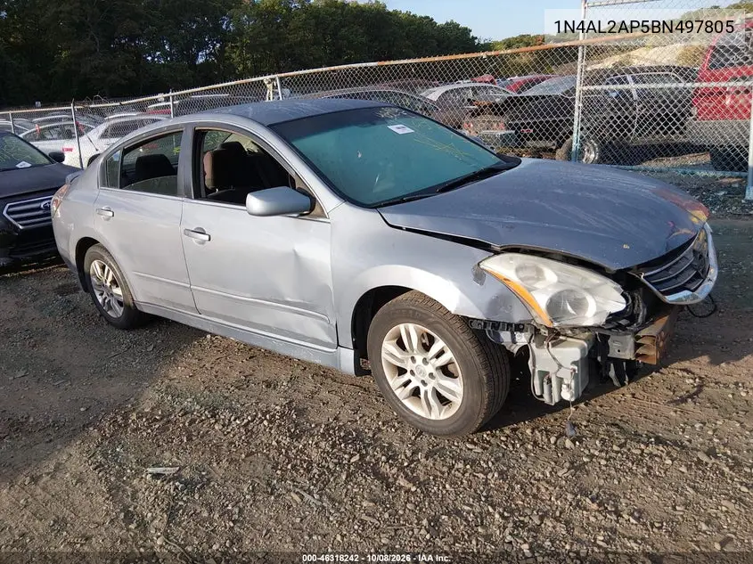 NISSAN ALTIMA 2011, VIN 1N4AL2AP5BN497805