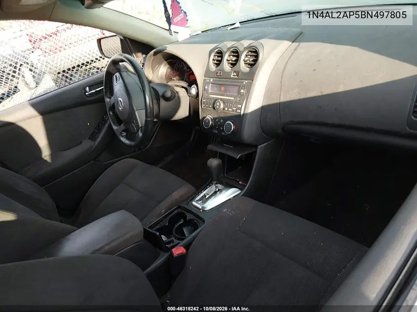 2011 NISSAN ALTIMA VIN 1N4AL2AP5BN497805 — фото 5