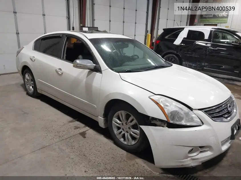 NISSAN ALTIMA 2011, VIN 1N4AL2AP9BN400539