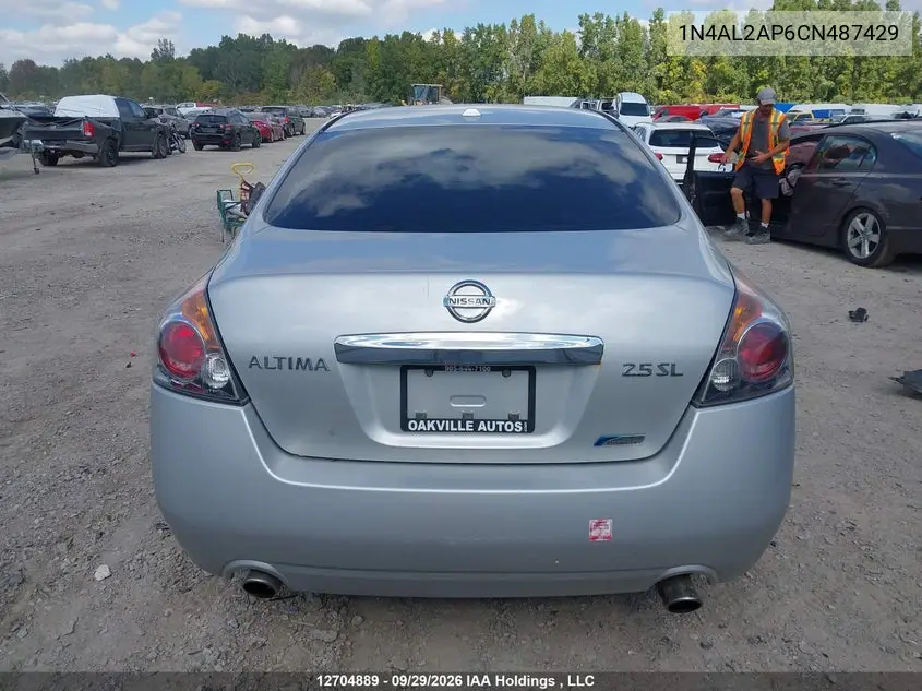 2012 NISSAN ALTIMA VIN 1N4AL2AP6CN487429 — фото 17