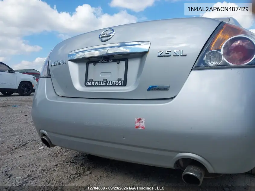 2012 NISSAN ALTIMA VIN 1N4AL2AP6CN487429 — фото 19