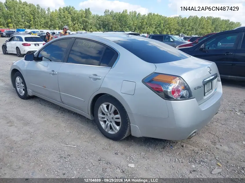 2012 NISSAN ALTIMA VIN 1N4AL2AP6CN487429 — фото 3