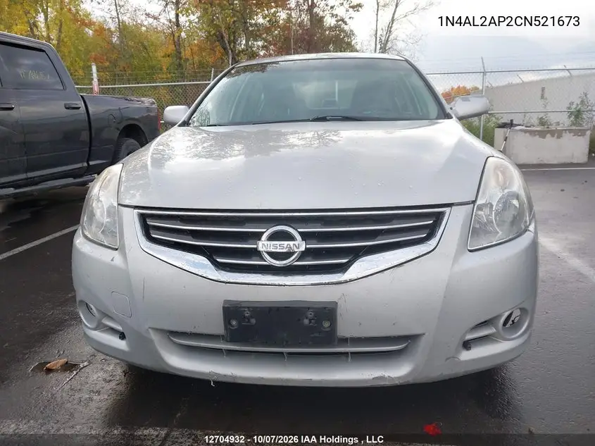 2012 NISSAN ALTIMA VIN 1N4AL2AP2CN521673 — фото 12