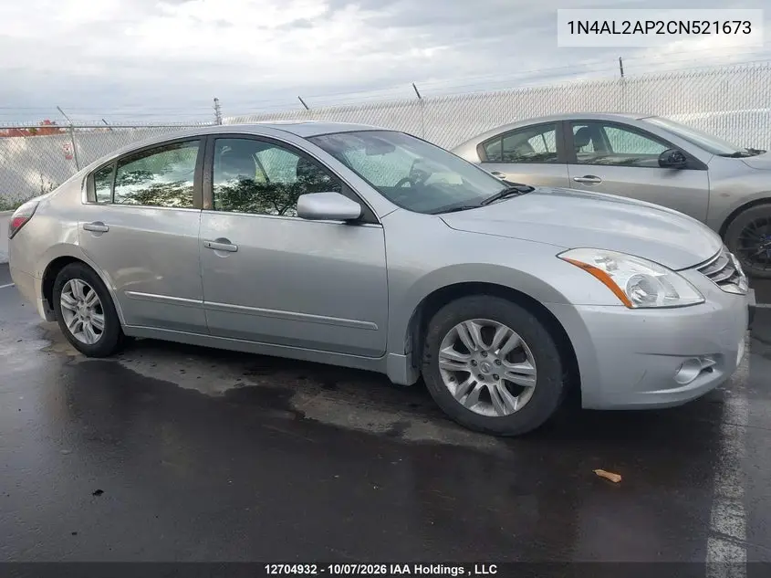 2012 NISSAN ALTIMA VIN 1N4AL2AP2CN521673 — фото 13