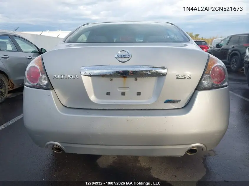2012 NISSAN ALTIMA VIN 1N4AL2AP2CN521673 — фото 16