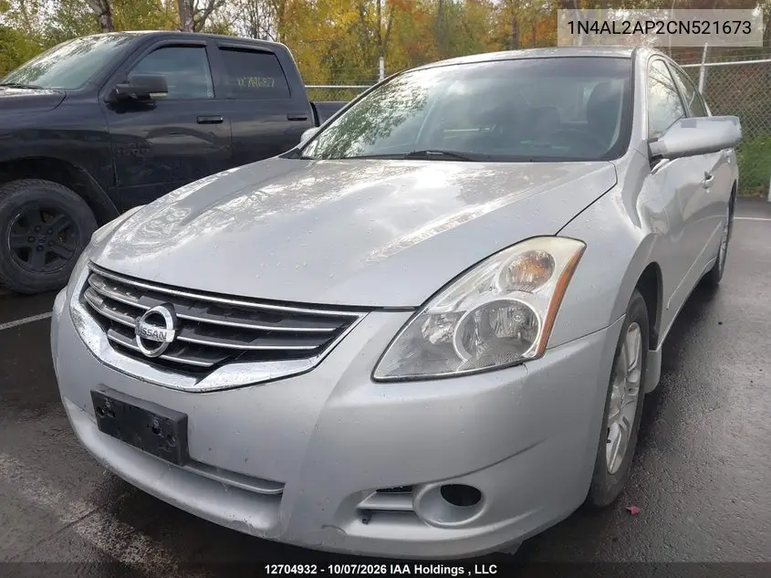 2012 NISSAN ALTIMA VIN 1N4AL2AP2CN521673 — фото 2