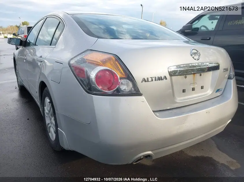 2012 NISSAN ALTIMA VIN 1N4AL2AP2CN521673 — фото 3