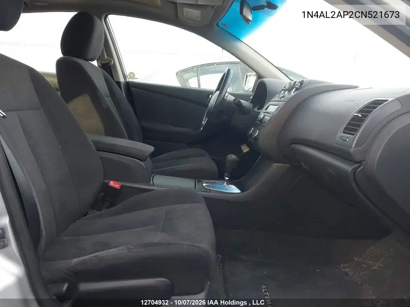 2012 NISSAN ALTIMA VIN 1N4AL2AP2CN521673 — фото 5
