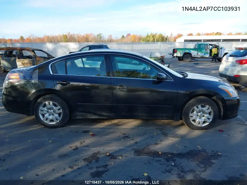 2012 NISSAN ALTIMA VIN 1N4AL2AP7CC103931 — фото 13