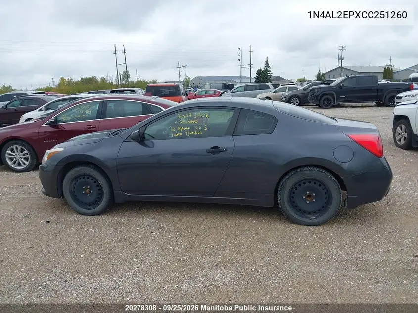 2012 NISSAN ALTIMA VIN 1N4AL2EPXCC251260 — фото 13