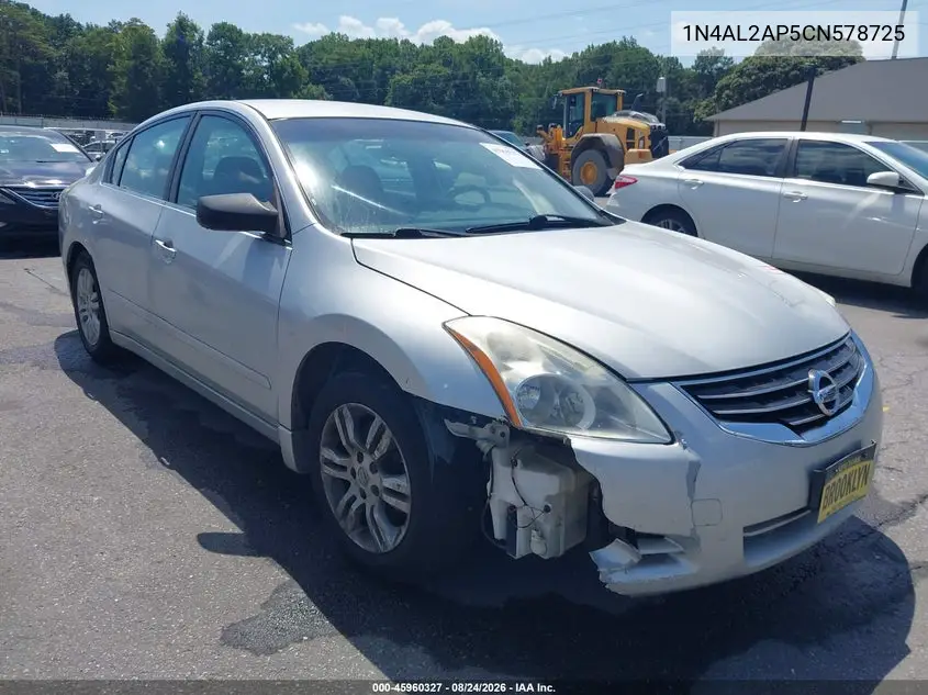 NISSAN ALTIMA 2012, VIN 1N4AL2AP5CN578725