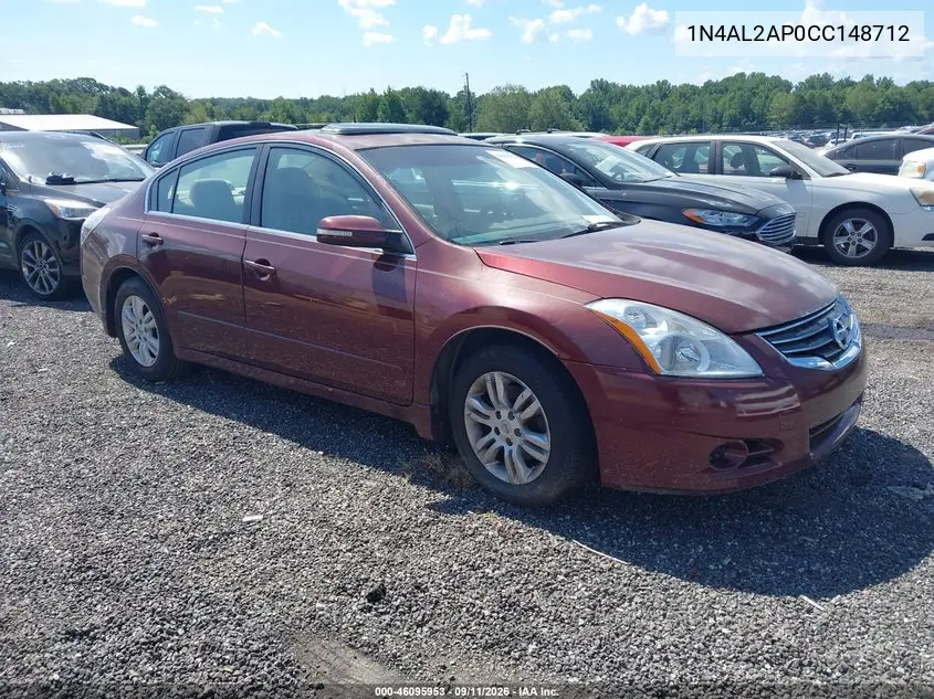 NISSAN ALTIMA 2012, VIN 1N4AL2AP0CC148712