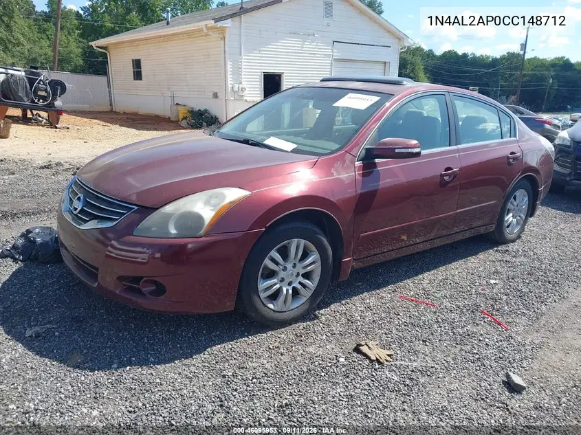 2012 NISSAN ALTIMA VIN 1N4AL2AP0CC148712 — фото 2